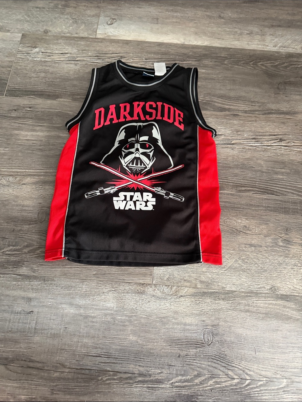 Star Wars Black and Red Darkside Sleeveless Tank Top
